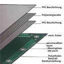 bijela 650 g/m² PVC 4 x 6m (24m²) cerada-0