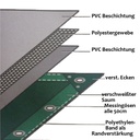 bijelo 650 g/m² PVC 6 x 8m (48m²) cerada-0