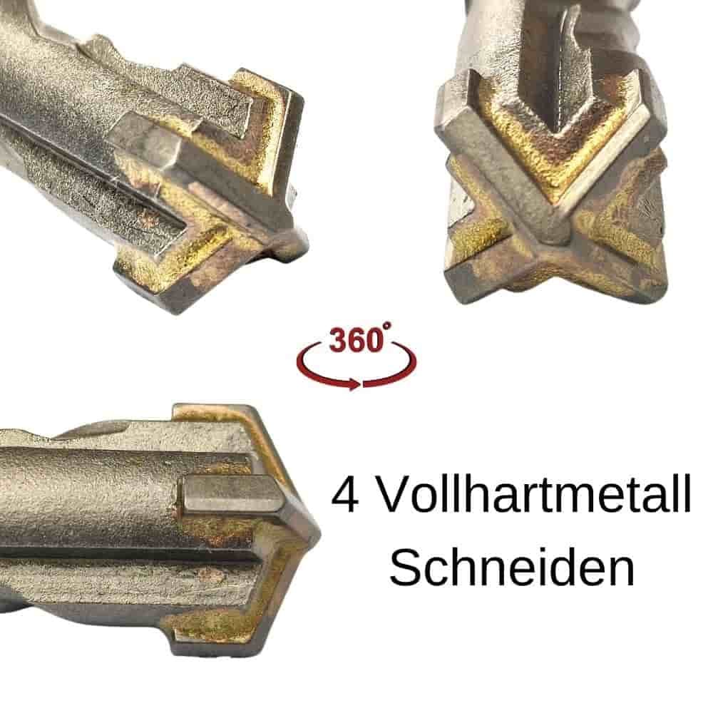 Svrdlo za čekić za SDS-PLUS 4-rezač Ø 6,5mm x 210mm duljina-1