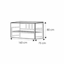 Prozirna zaštitna navlaka za 3 sjedala, cca 160x80x75-0