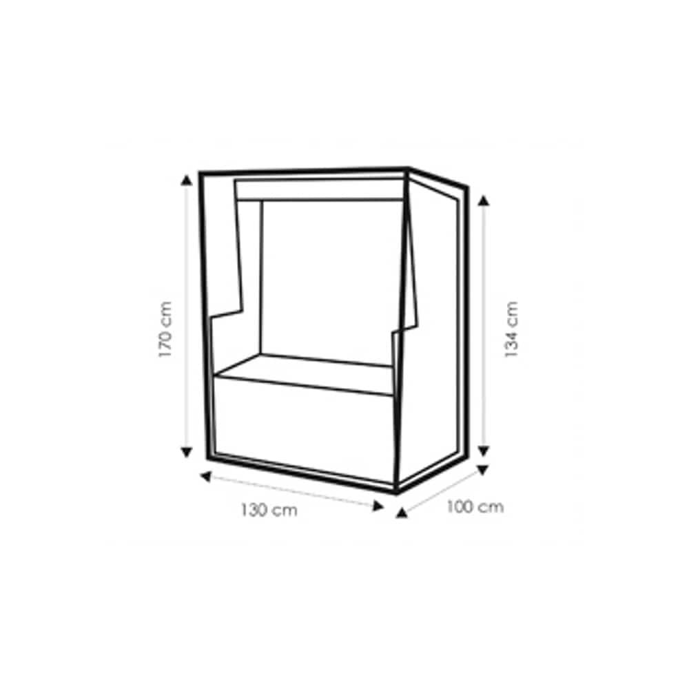 Zaštitna navlaka Deluxe za plažni koš, cca.130x100x170/135-0