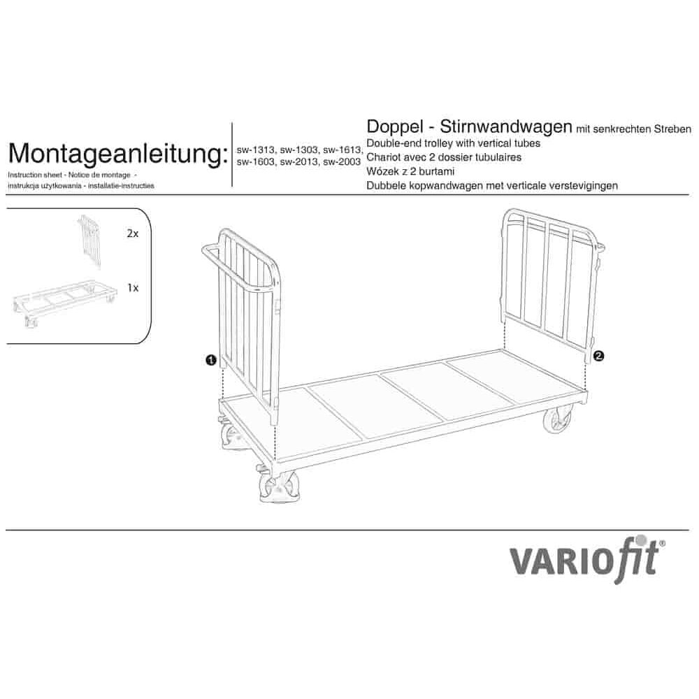 Streben Dvostruki prednjizidni vagon 1200 kg Tip M (EV)-0