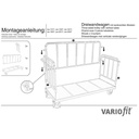 Streben Tri-zidni kolica 1200 kg Tip M (EV)-0