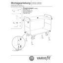 Kolica s 2 pladnja 250 kg Tip S + EasySTOP-1