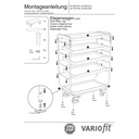 Visoki kolica s 5 pladnjeva, nosivost 250 kg, tip S + EasySTOP-1