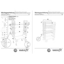 Paket-trokotna kolica visoka s 4 police 400 kg nosivost Tip S + EasySTOP-0