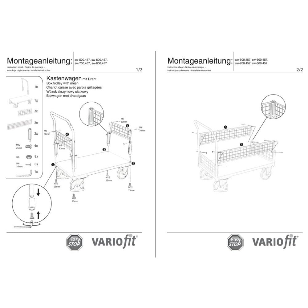 Žičana kutija/kornjača tip M + EasySTOP-0