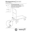 Kolica s ručkom za guranje 1000 kg Tip L + EasySTOP-0