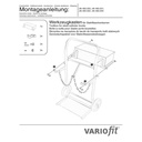 Kutija za alat za čelična kolica za boce fk-1100 / 1101-2