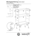 Visoka kolica s 3 pladnja 250 kg nosivosti Tip M + EasySTOP-1