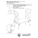 Dvostruka kolica za guranje 250 kg Tip L + EasySTOP-0