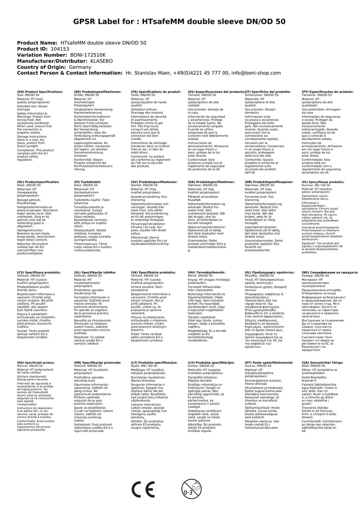 HTsafeMM Dvostruka spojka DN/OD 50-2