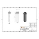 KGEM cijev SN 4 DN/OD 160 x 1000 mm-1