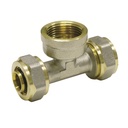 Schraubfitting T-Stück 16 x 2 - 3/4" IG - 16 x 2