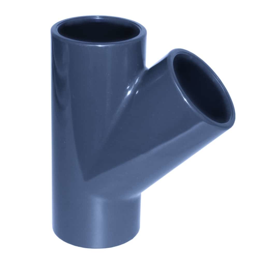 PVC-U 45°T-komad čahura 63 mm PN10