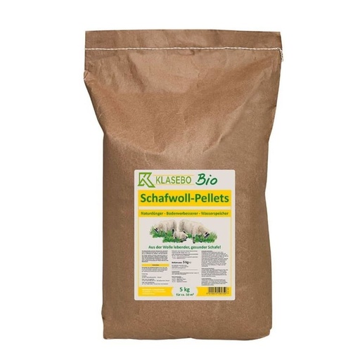 [BONI-10.575] Schafwoll-Pellets Bio 5 kg za ca. 50 - 100 m²