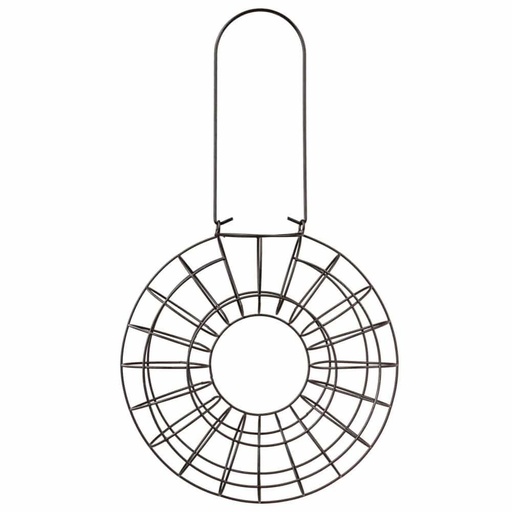 [BONI-42271] Držač za okrugle loptice za ptice, za 8 loptica, metal, crni