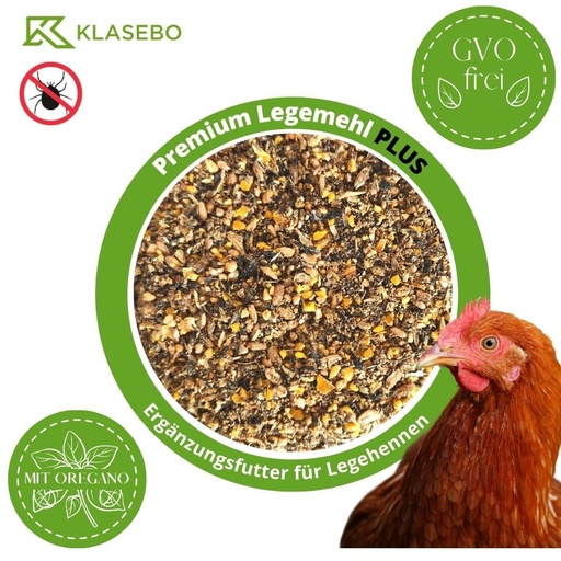 [BONI-42471] 25 kg Premium Legemehl PLUS s Origanom - Hrana za perad za kokoši, guske, patke